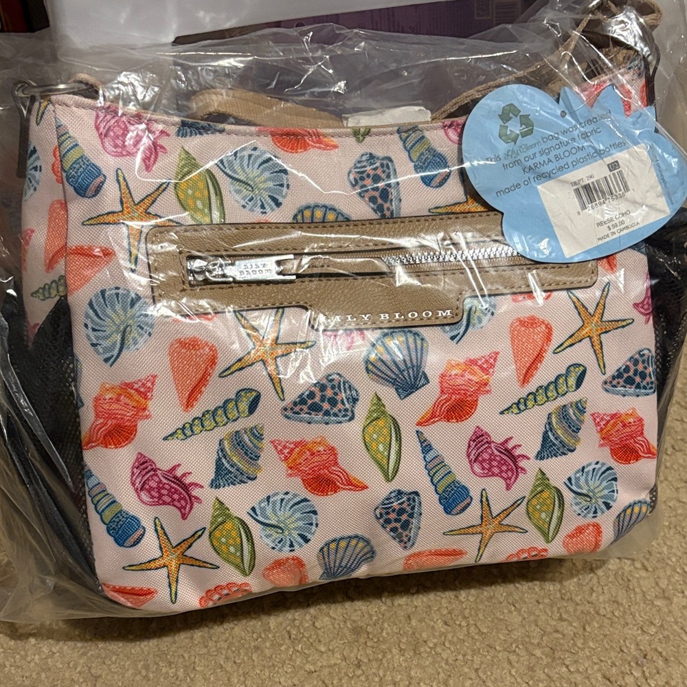 Lily Bloom Eco-Friendly Seashell Tote